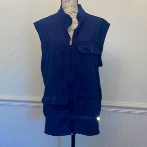 ✨- Infinity by Cherokee XL Navy Blue Scrub Vest for Men